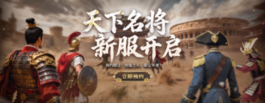 《诸国争霸》S2新服「天下名将」预约开启!登录即送500抽